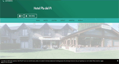Desktop Screenshot of hotelpladelpi.cat